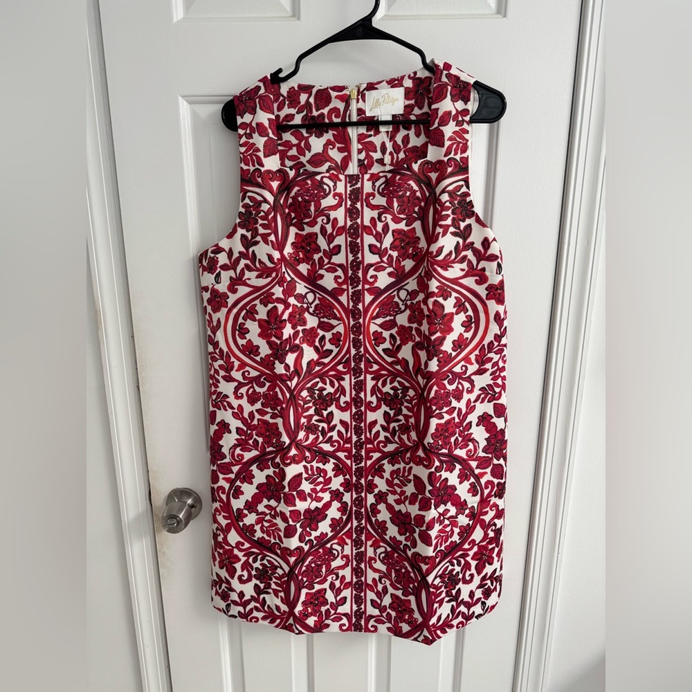 Lilly Pulitzer Red and White Ella Dress